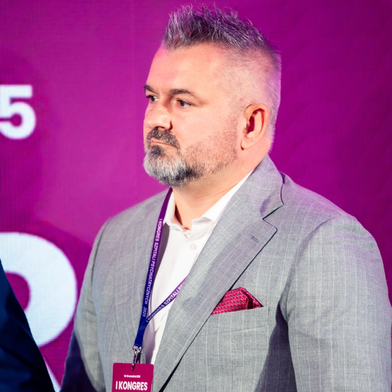 Michał Stelmański Członek Zarządu Związku Pracodawców Opieki Psychiatrycznej i Leczenia Uzależnień ZPOPiLU foto Kongres Szpitali Psychiatrycznych